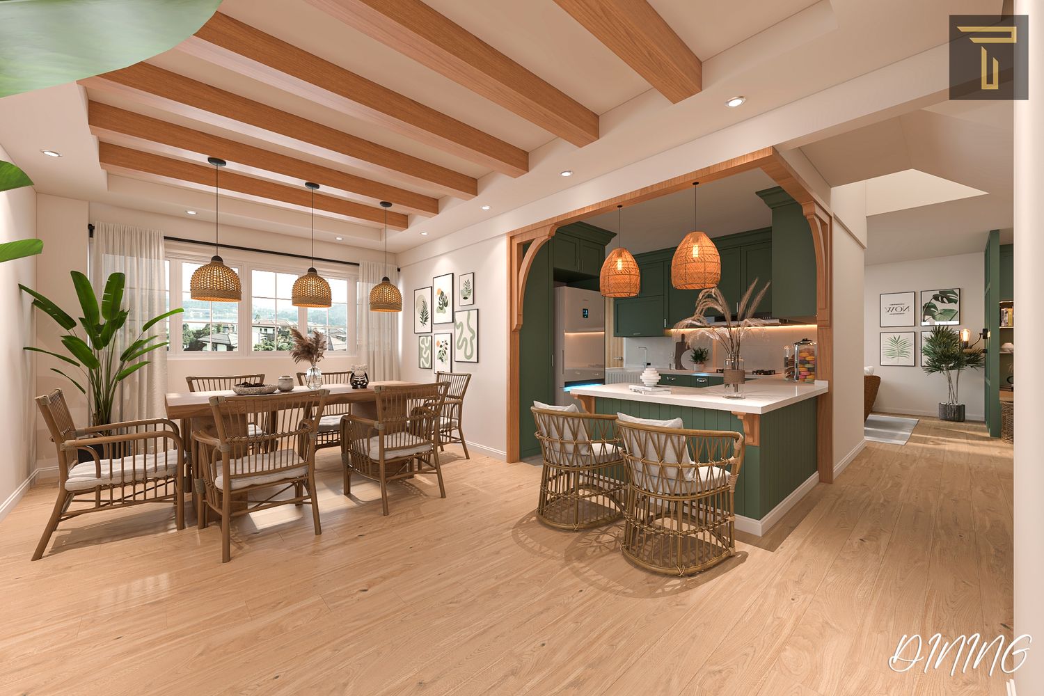 Blackwood renovated home — dining and kitchen